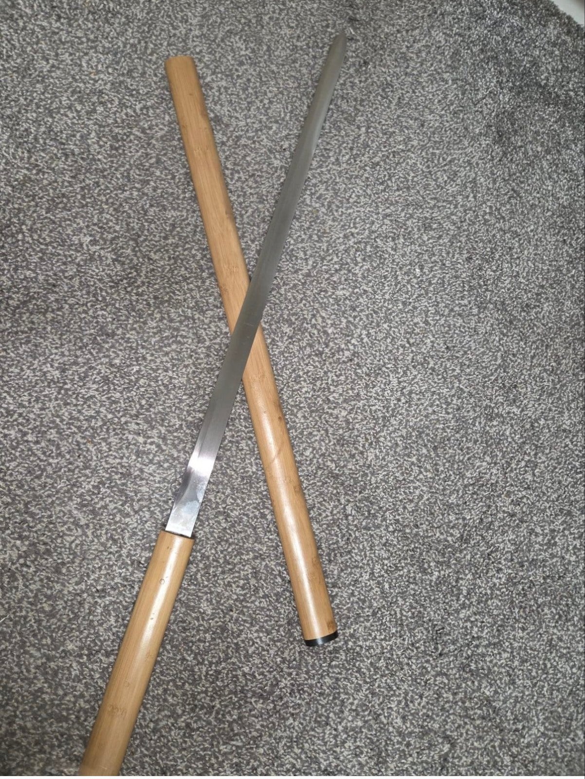 Tang Zwaard / Bamboezwaard 102cm - Decoratief, Ophalen of Verzenden, Zo goed als nieuw