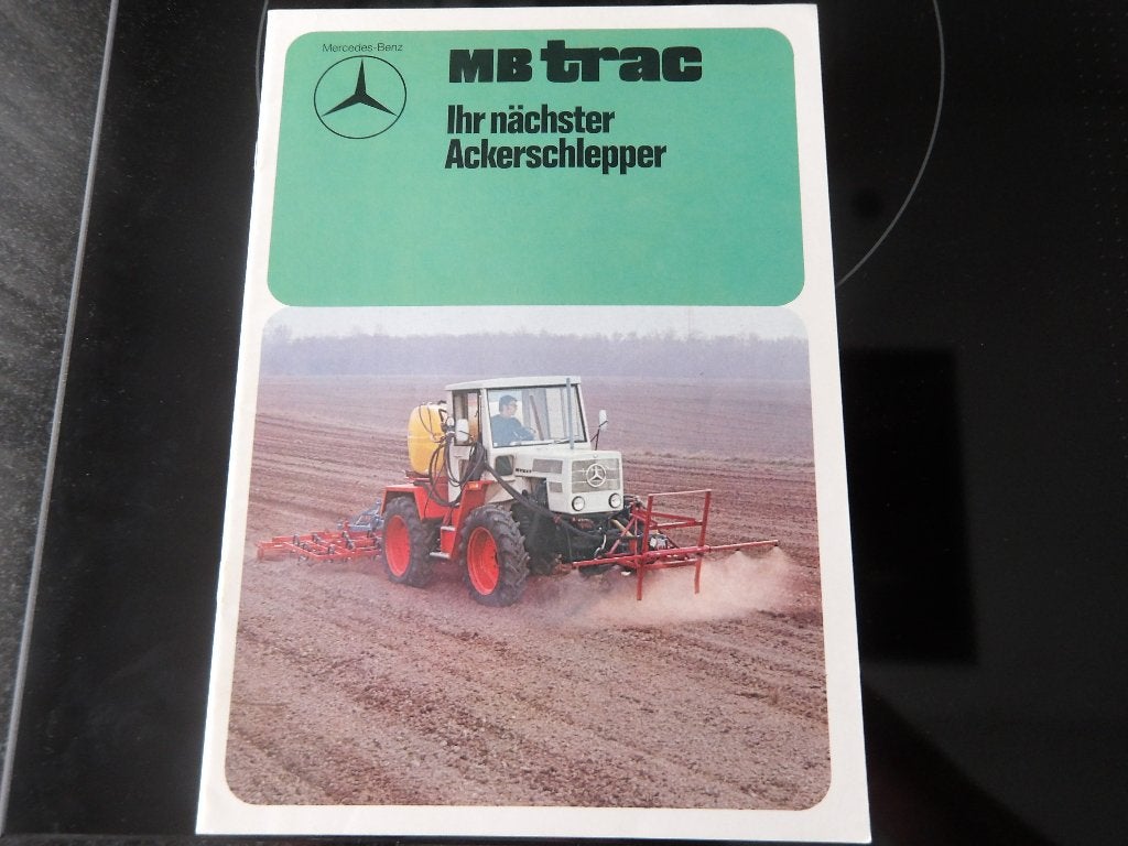 Mercedes-Benz MB trac Folder - Ihr nächster Ackerschlepper, Folder, Verzenden, Zo goed als nieuw, Mercedes-Benz