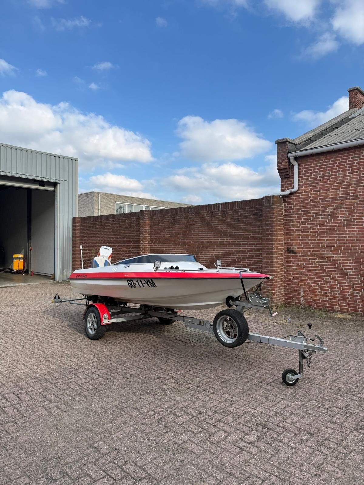 Sidewinder met gereviseerde 75 PK en trailer / SPEEDBOOT, Ophalen, Overige merken, Gebruikt, 2 m