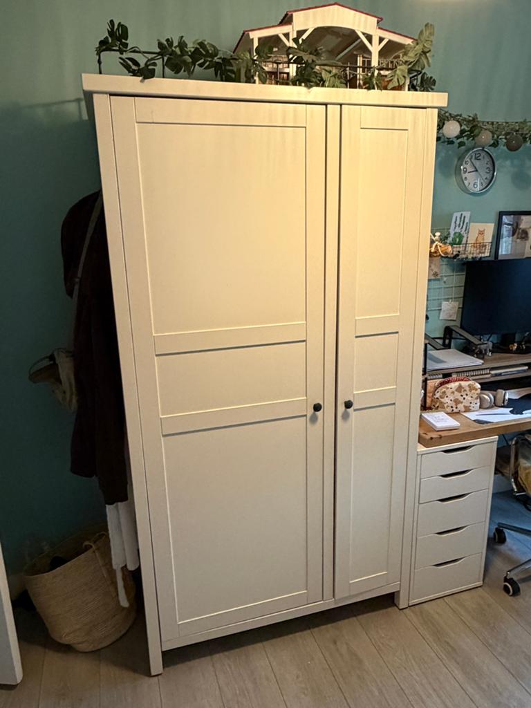 Hemnes kledingkast, Ophalen, Gebruikt, 100 tot 150 cm, 150 tot 200 cm