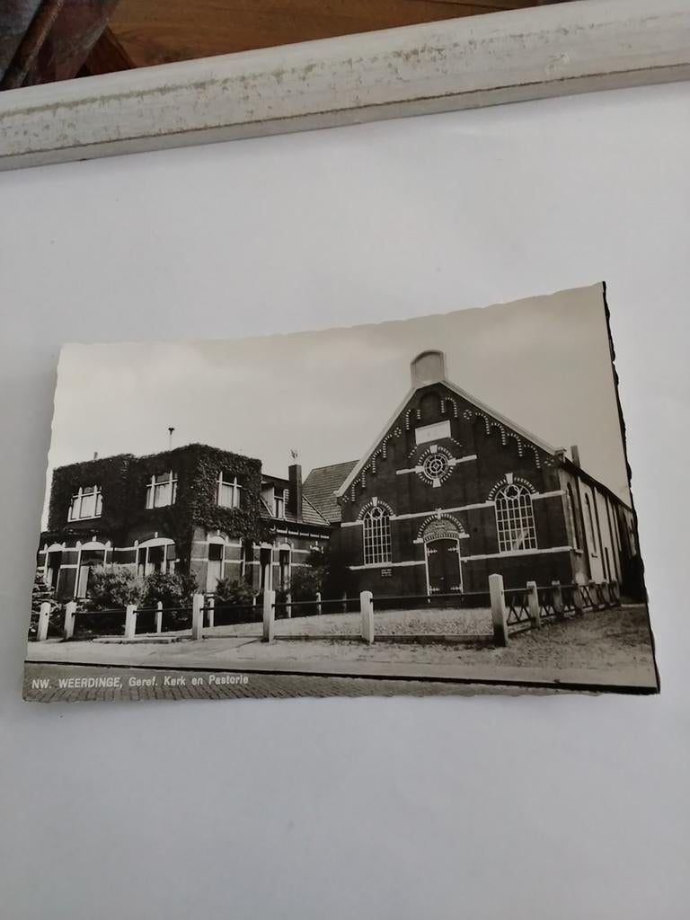 NW WEERDINGE. GEREF.KERK EN PASTORIE, Ophalen of Verzenden, Voor 1920, Groningen