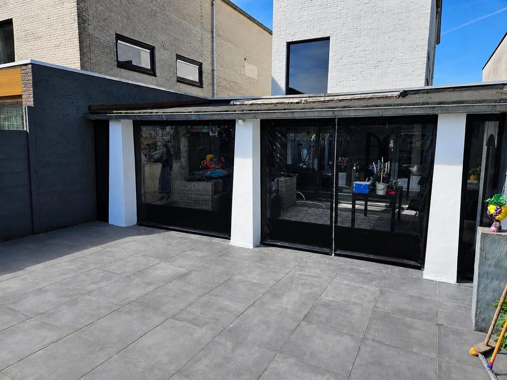 Zeil voor dichten overkapping - 2x2m en 2x40cm, Tuin en Terras, Overkappingen, Ophalen, Gebruikt, Veranda