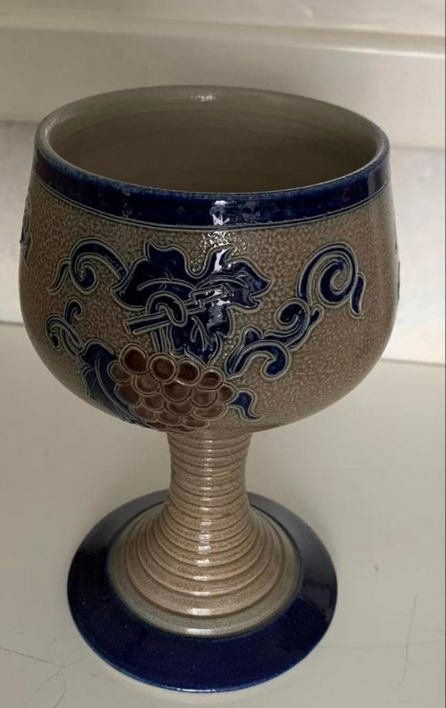 Vintage Goebel Beker met Druivenmotief, Verzenden