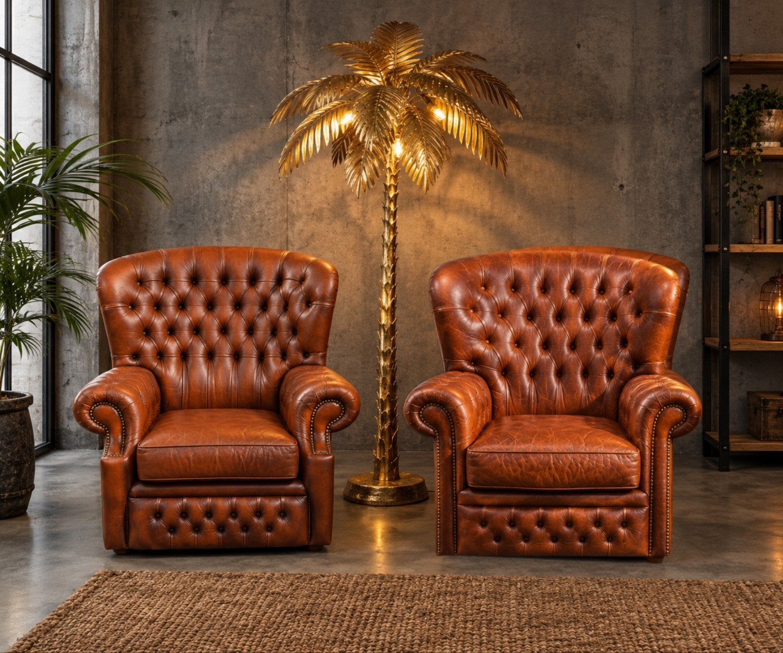 🟢Chesterfield🇬🇧 set springvale leer,Engels,mancave jaren, Huis en Inrichting, Ophalen, Gebruikt, Engels,klassiek,mancave,industrieel,retro,vintage