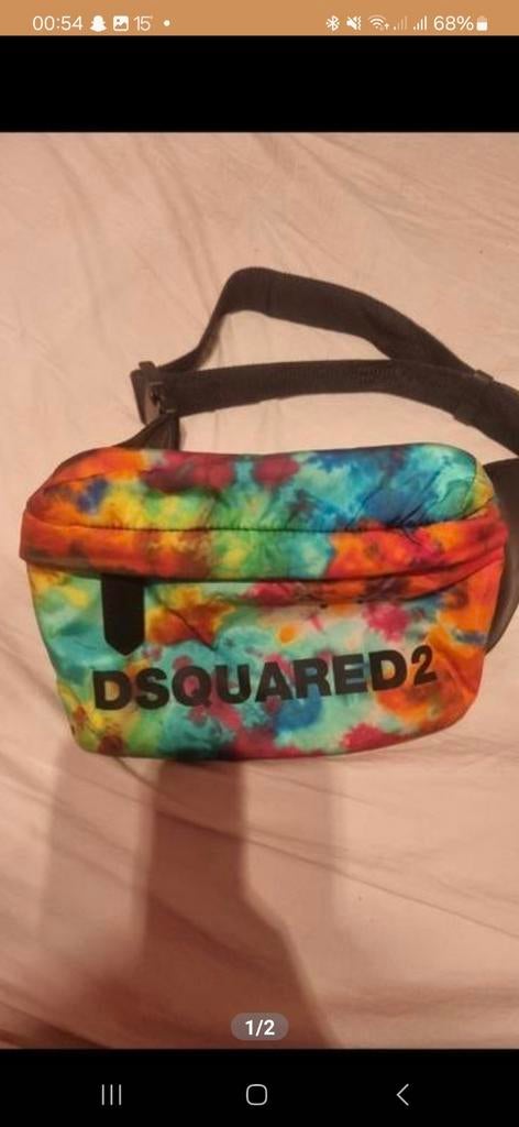 Dsquared2 heuptas, Ophalen of Verzenden, Zwart, Rugtas