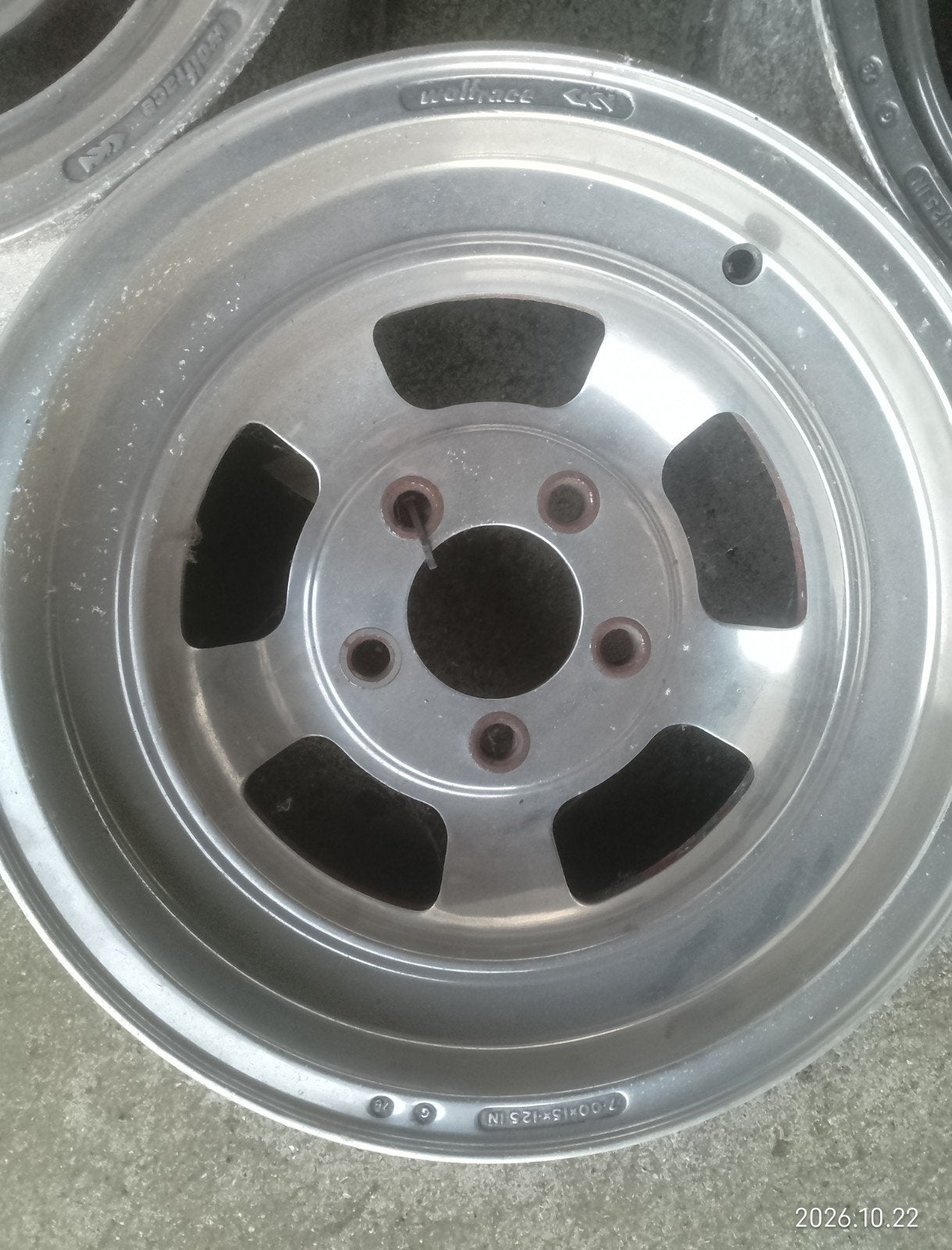Wolfrace velgen 15 x 125, Ophalen, Gebruikt, 15 inch, Velg(en)