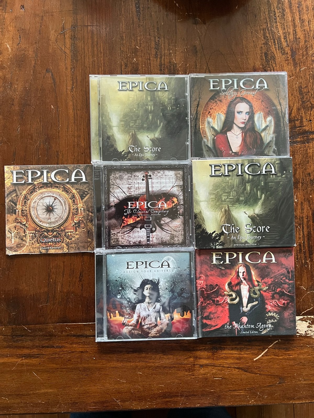 Epica CD collectie - Diverse albums, Ophalen of Verzenden, Gebruikt, Heavy metal, Album