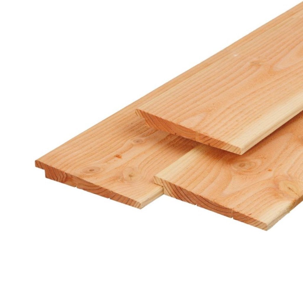 Douglas Zweeds Rabat 400 cm 195 mm 6 stuks, Ophalen, 25 tot 50 mm, Nieuw, Plank
