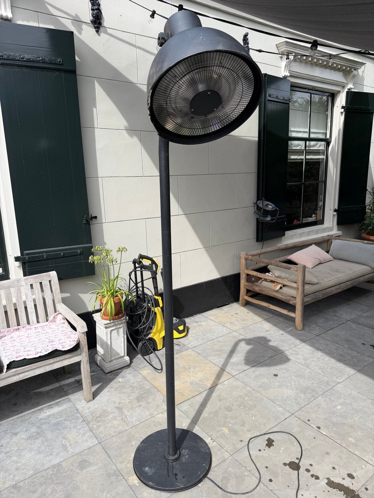 Eurom Sunset 2000 Terrasverwarmer - 2000W IPX4, Gebruikt, Vloer, Waterbestendig, Ophalen