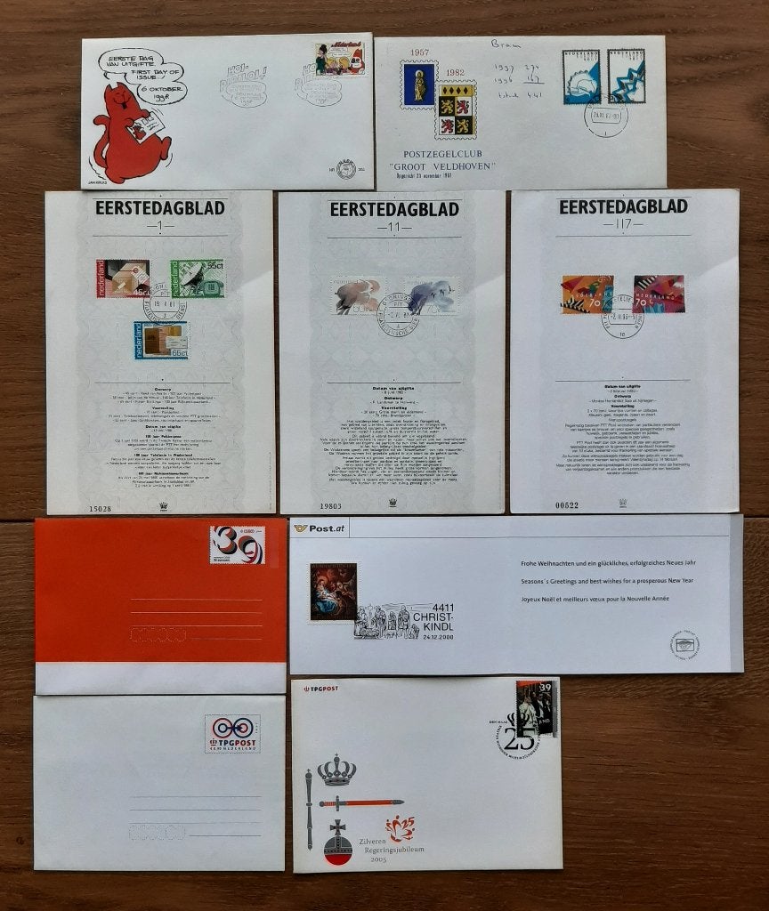 Diverse Poststukken, Postzegels en Munten, Brieven en Enveloppen | Nederland, Ophalen, Overige typen