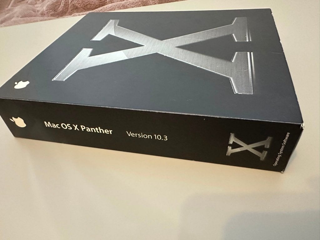 Apple Mac OS X Panther 10.3 – Complete Retail Box – Vintage, Computers en Software, Ophalen of Verzenden, Zo goed als nieuw, IMac