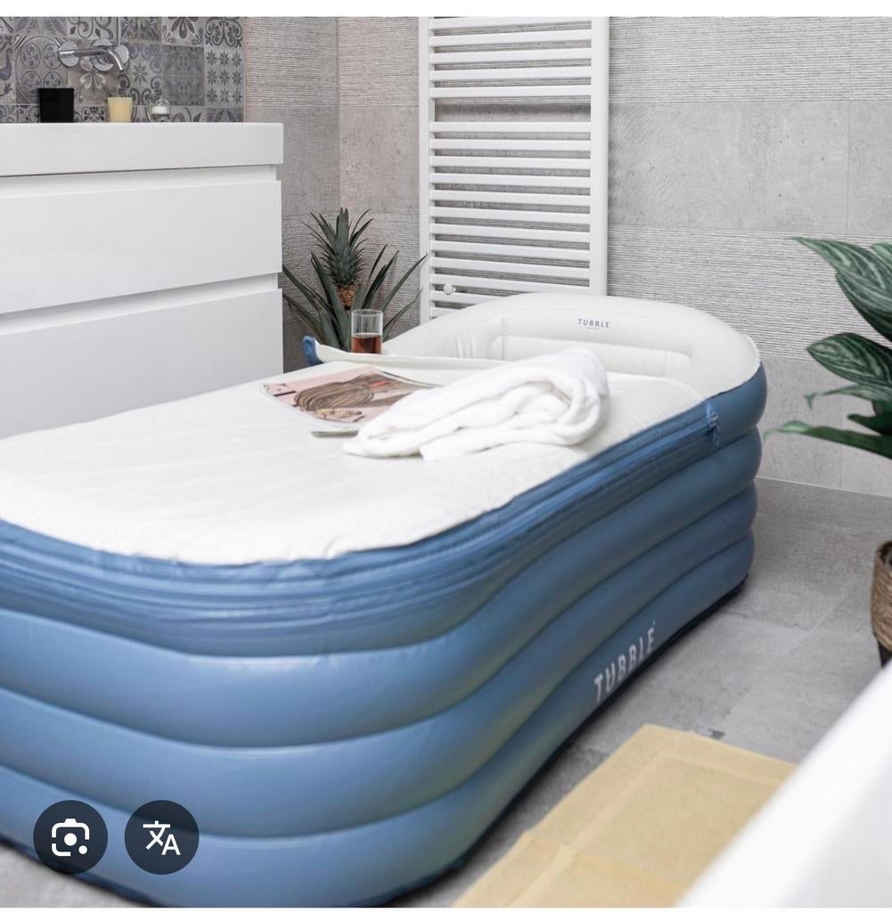Opblaasbaar ligbad Tubble, draagbaar en comfortabel, Ophalen of Verzenden, Zo goed als nieuw