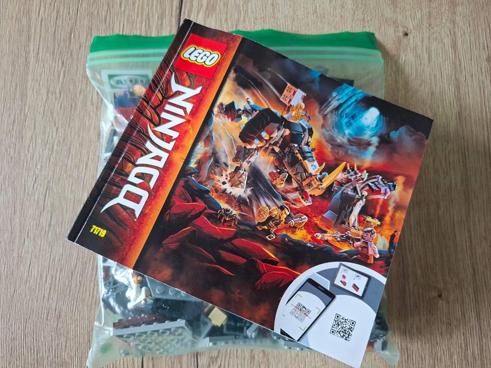 Lego Ninjago Zane's Mino figuur / neushoorn 71719, Kinderen en Baby's, Lego, Ophalen of Verzenden, Zo goed als nieuw, Inclusief instructies