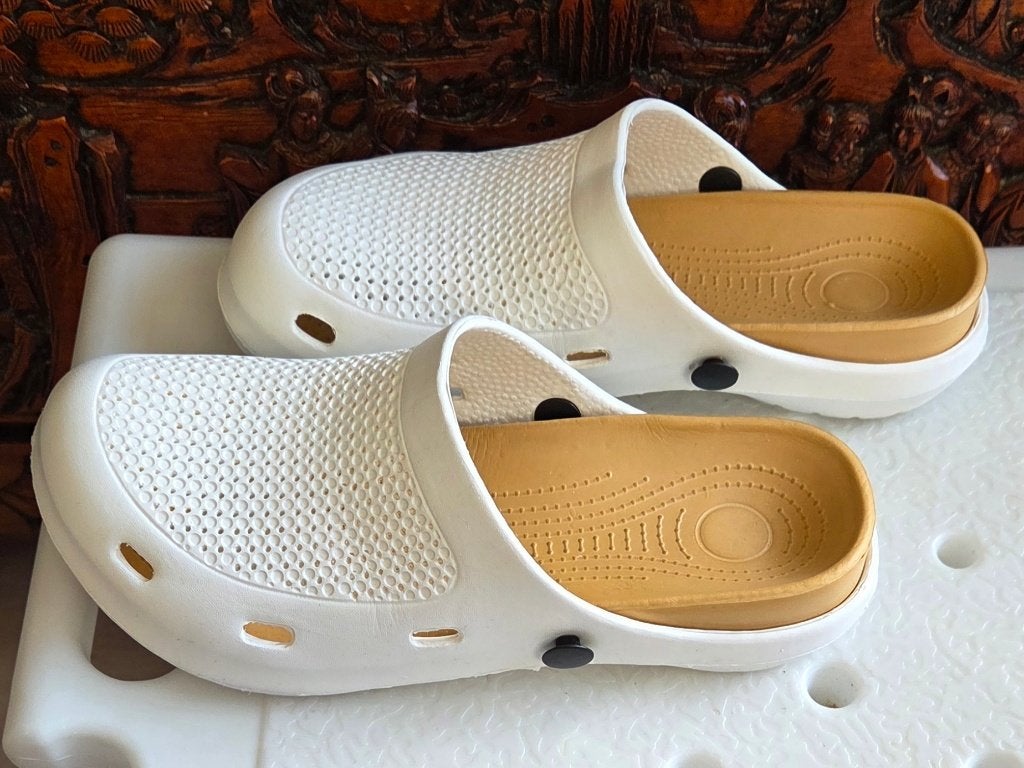 Nieuw wit instappers, maat 36-37, Nieuw, Ophalen of Verzenden, Wit, Instappers