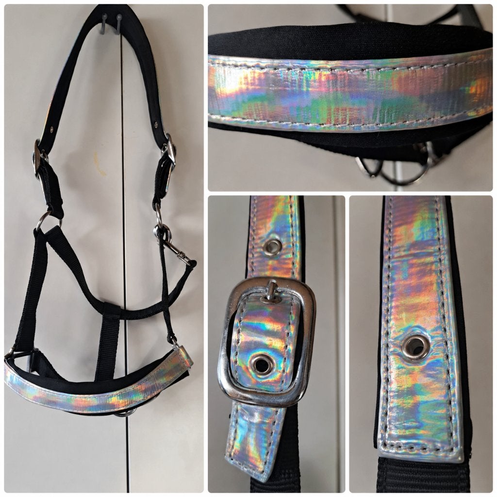 Holografisch halster (maat Full) - NIEUW, Dieren en Toebehoren, Nieuw, Ophalen of Verzenden, Halster, Full
