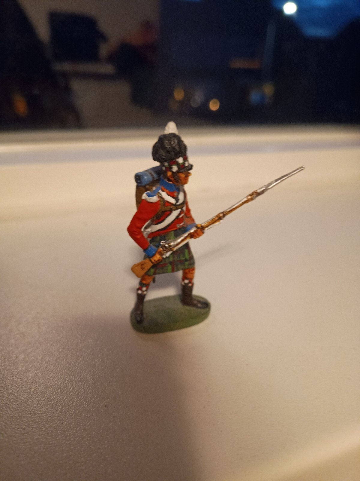 Gedetailleerd Tinnen Soldaatje - Schotse Hooglander, Ophalen of Verzenden, Gebruikt