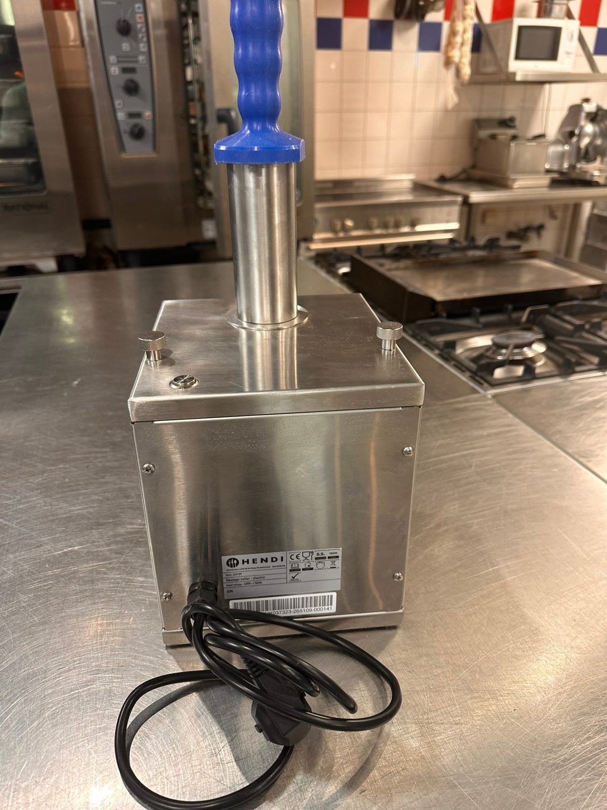 Hendi worsten snijder electrisch, Nieuw, Ophalen of Verzenden, Vaatwasserbestendig, Minder dan 1 liter