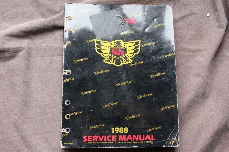 Honda GL1500 Goldwing 1988 motorcycle shop manual GL 1500, Ophalen of Verzenden, Honda