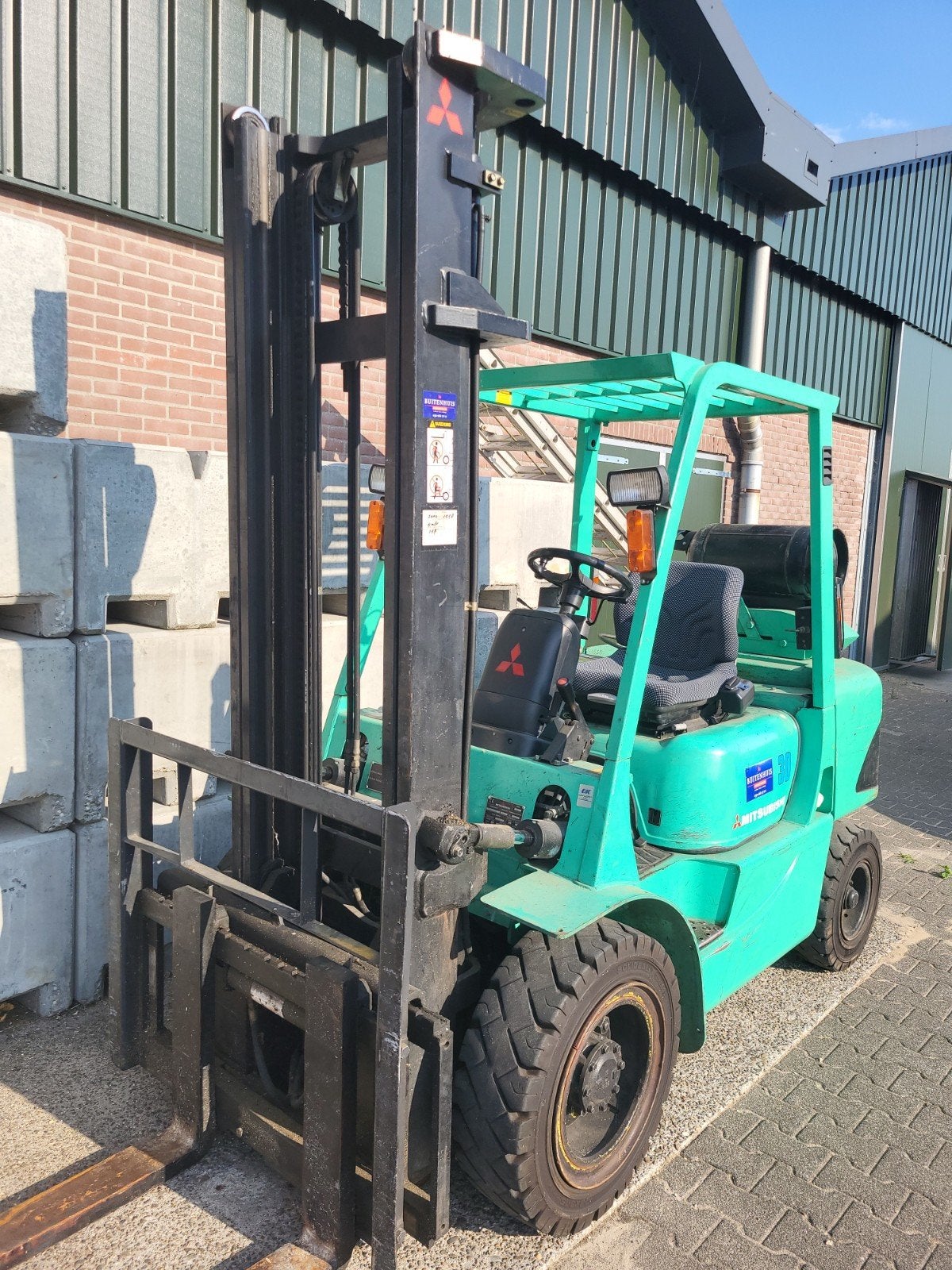 Mitsubishi FG30K LPG Heftruck - 3000 kg weinig draaiuren, LPG, Heftruck, Ophalen of Verzenden, Mitsubishi