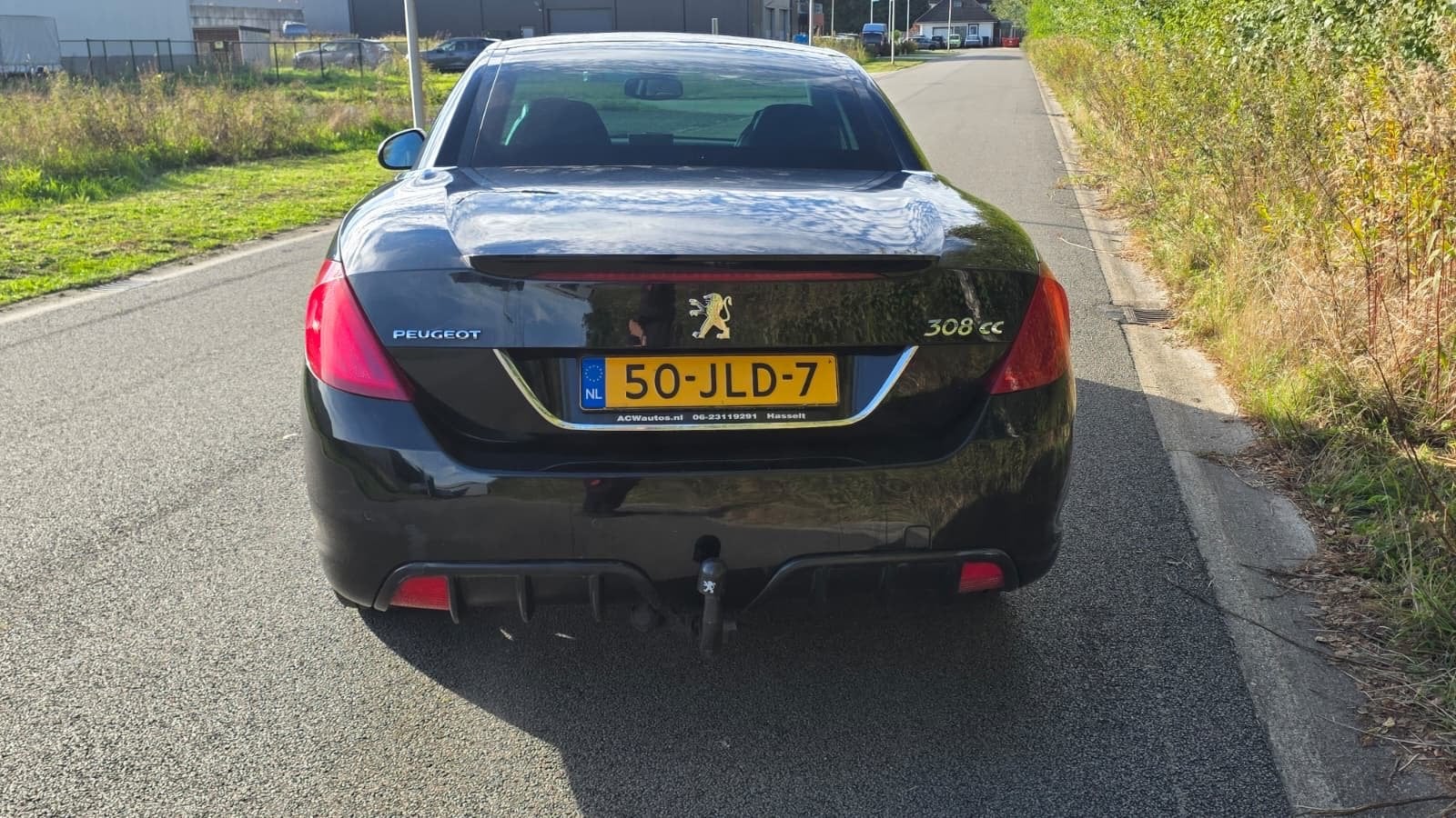 Peugeot 308 1.6 THP CC AUT 2009 Zwart, 4 cilinders, 4 stoelen, Origineel Nederlands, Particulier