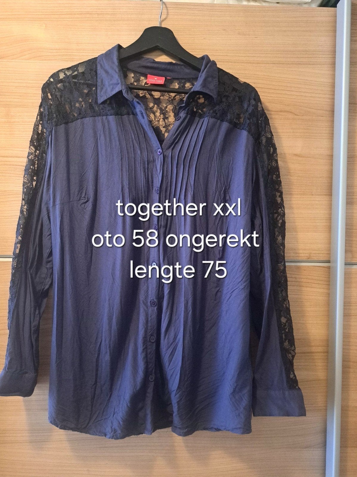 leuke blouse xxl together, Blauw, Together, Maat 46/48 (XL) of groter, Ophalen of Verzenden