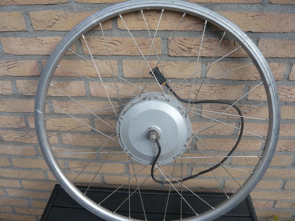 mooi recht 28""voorwiel sparta ion met motor 24 volt, Ophalen, Gebruikt, Elektrische fiets, Wiel