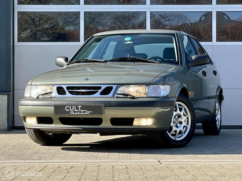 Saab 9-3 2.0 SE | Aut. | Leder | Org NL | Zeer nette staat!, Gebruikt, Zwart, 4 cilinders, Bedrijf