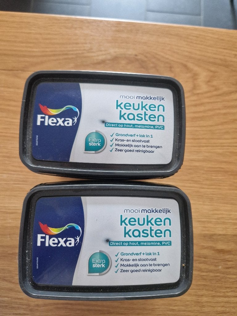Flexa keukenkasten verf antracietgrijs zijdeglans, Ophalen, Nieuw, Verf, Grijs