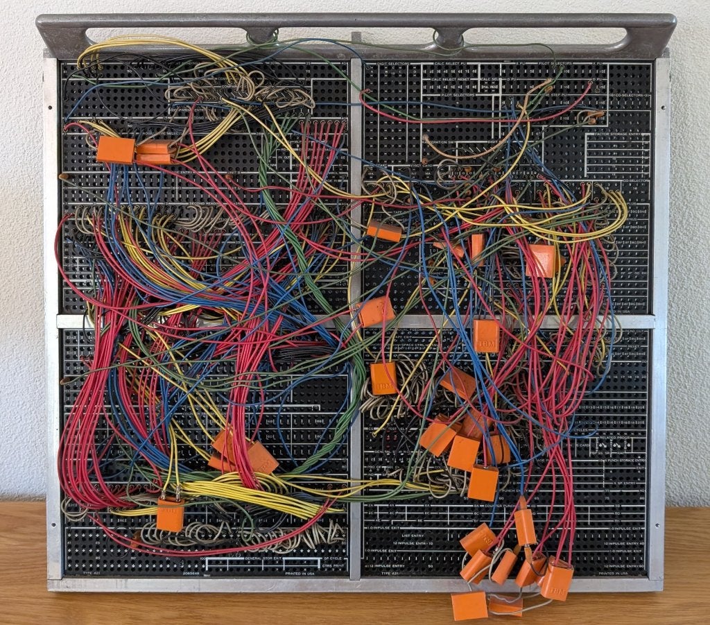 Vintage patch paneel / plugboard / plug paneel / schakelbord, Ophalen