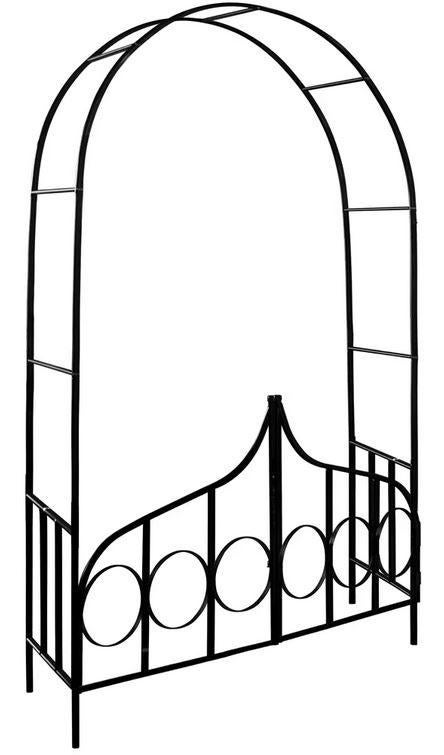 Rozenboog pergola met hekje tuinboog ijzer GRATIS BEZORGD!, Met poort, Verzenden, Nieuw, Nvt