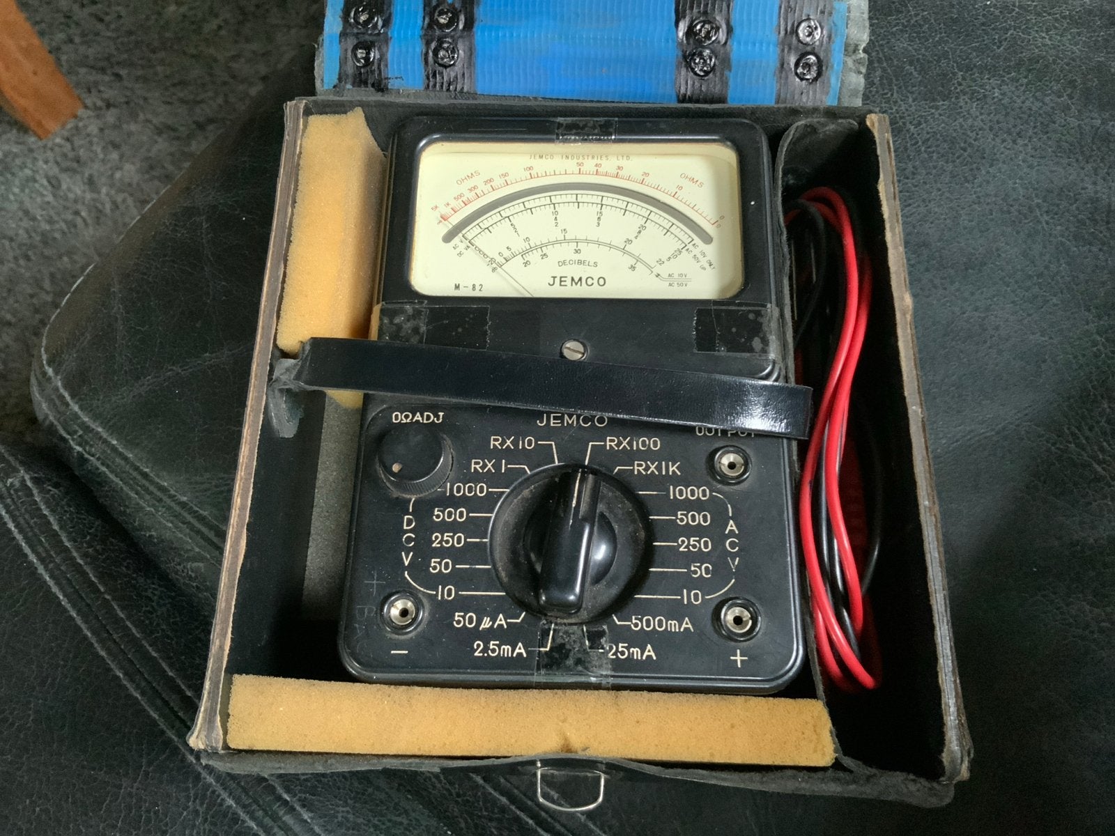 Vintage JEMCO M-12 Multimeter - Analoog Meetinstrument, Ophalen of Verzenden, Gebruikt, Multimeter