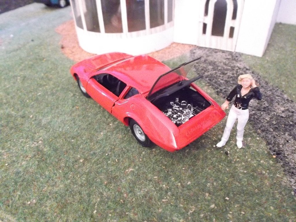 1/43 Renault Alpine A310 - Solido Hachette rood, Ophalen of Verzenden, Zo goed als nieuw, Auto, Solido
