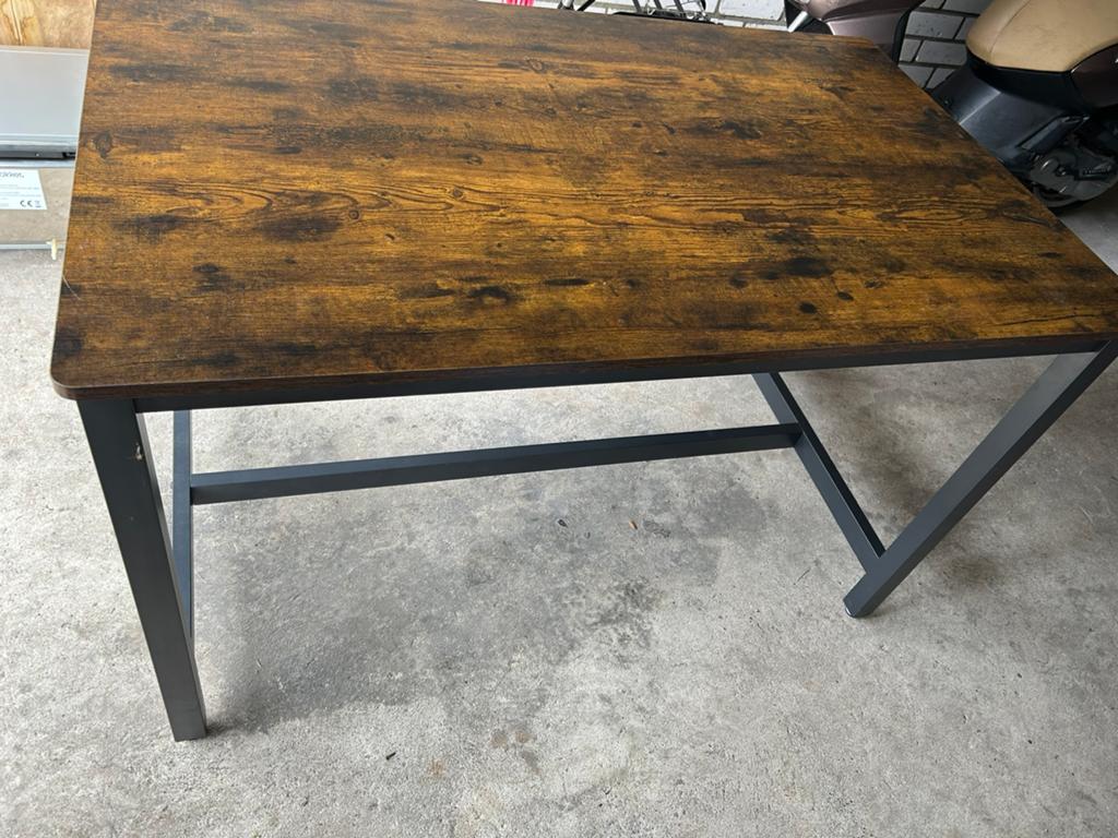 Tafel, Huis en Inrichting, Tafels | Eettafels, Gebruikt, Industriele, 100 tot 150 cm, 50 tot 100 cm