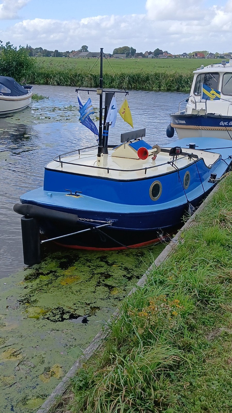 Mooie opduwer, 16 pk, Gebruikt, Binnenboordmotor, Diesel