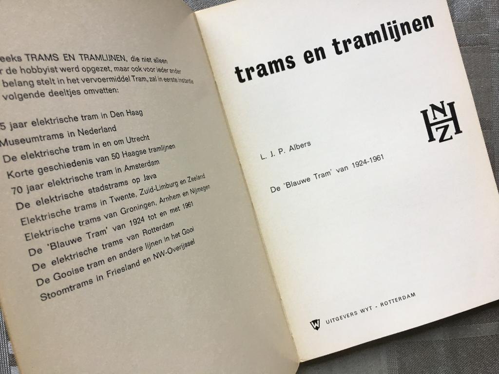 De 'Blauwe tram' van 1924-1961, Ophalen of Verzenden, Zo goed als nieuw, Tram, Overige typen