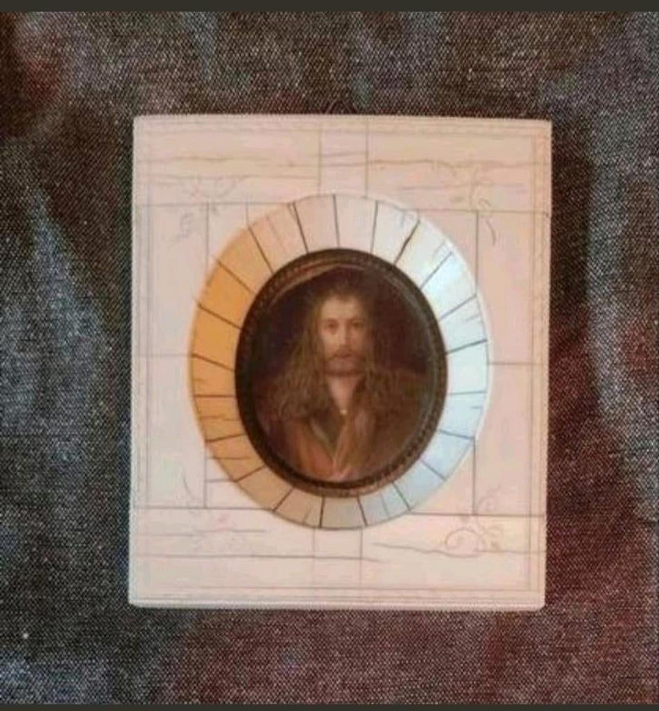 Antiek Miniatuurportret Albrecht Durer, Ophalen of Verzenden