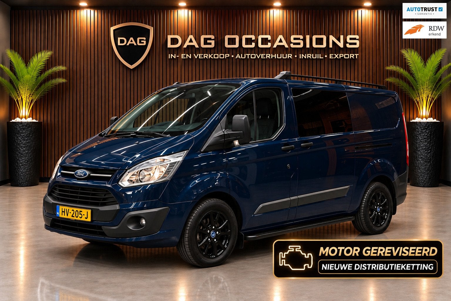 Ford Transit Custom DC 125PK | MOTOR GEREVISEERD | NWE KETTI