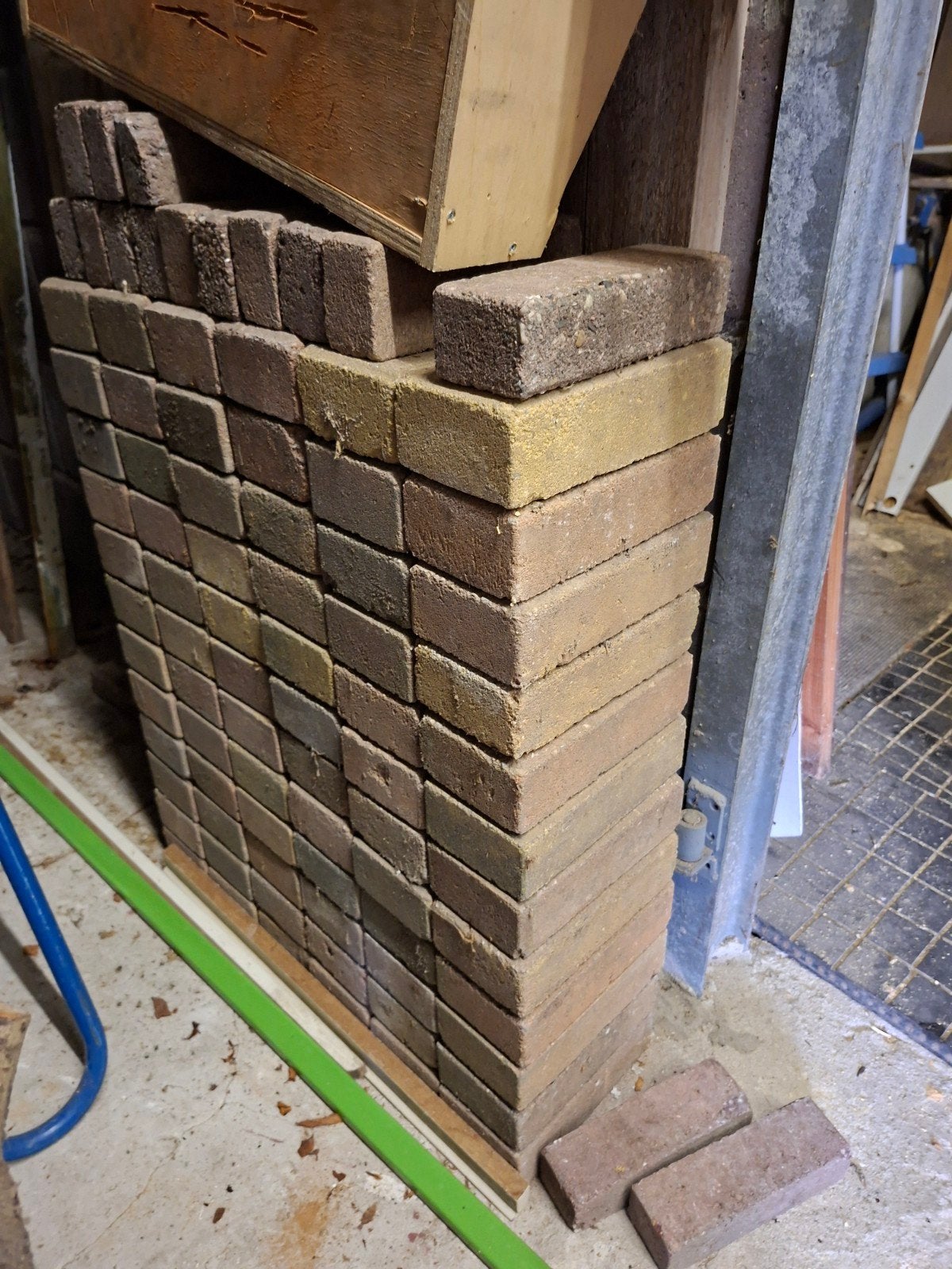 72 gebruikte bakstenen - 21x10x5 cm, Ophalen, Gebruikt, Bakstenen