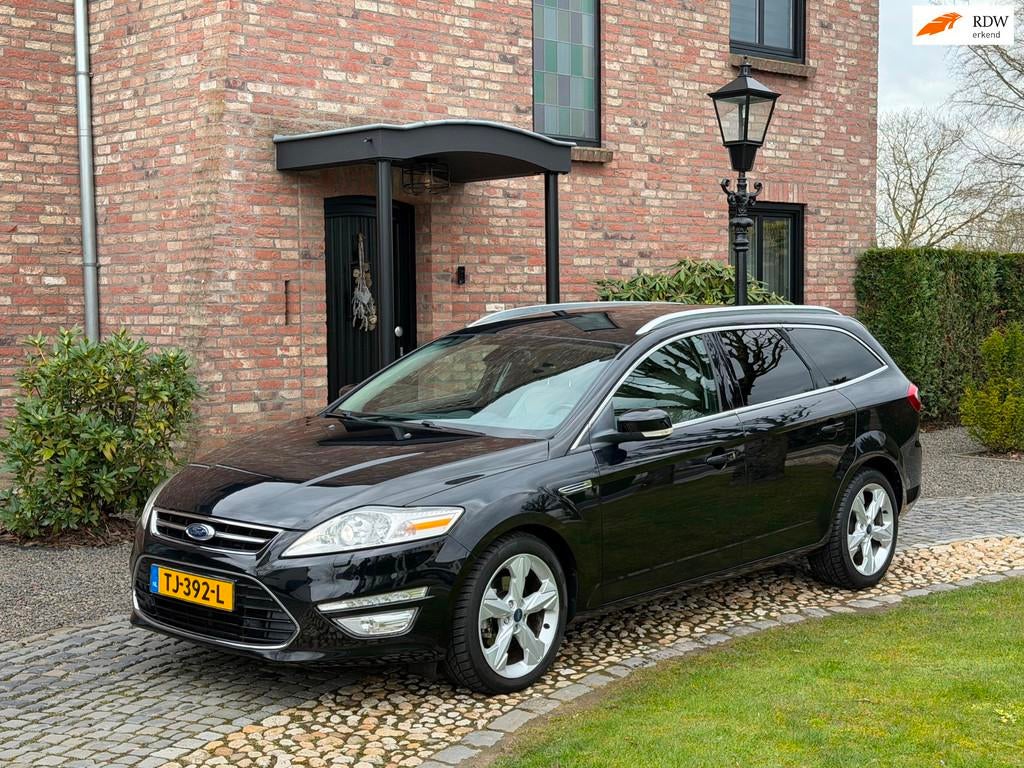 Ford Mondeo Wagon 1.6 EcoBoost Platinum Leer Xenon Navi, Voorwielaandrijving, Gebruikt, Beige, 4 cilinders