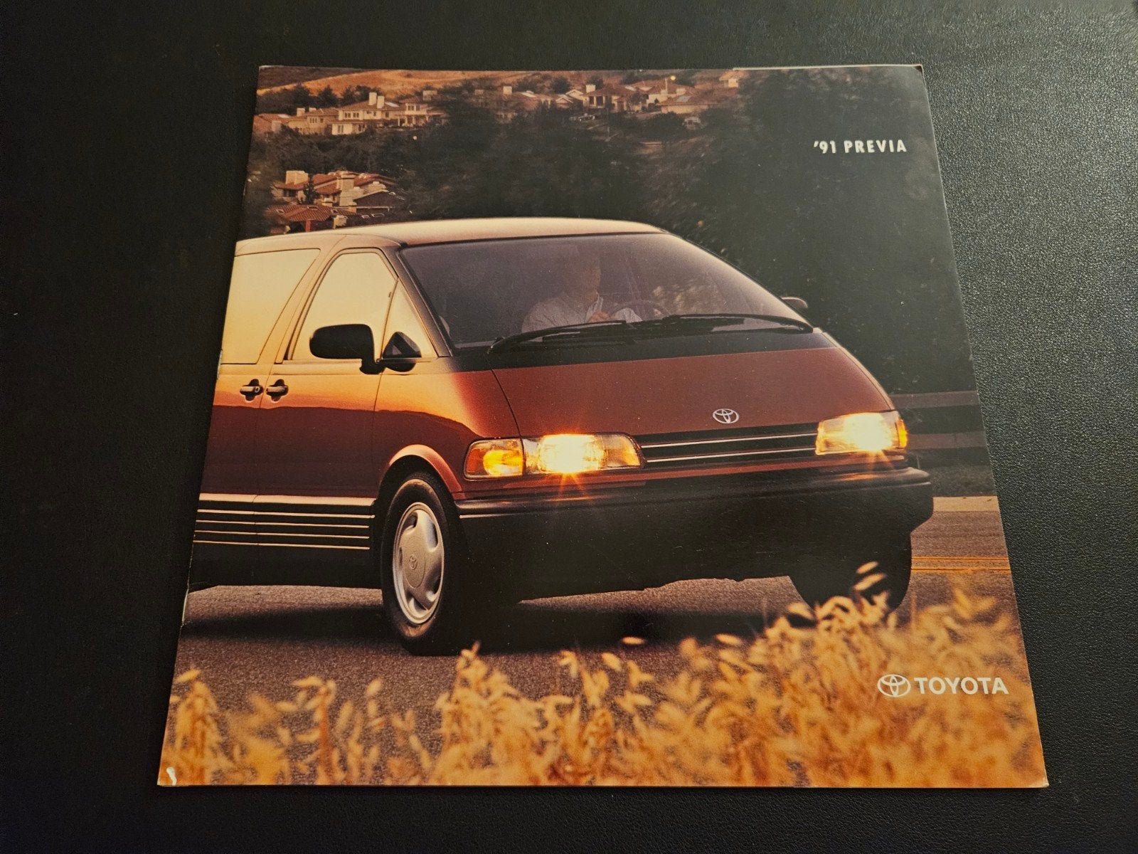 Brochure Toyota Previa 1991 USA, Ophalen of Verzenden, Zo goed als nieuw, Toyota