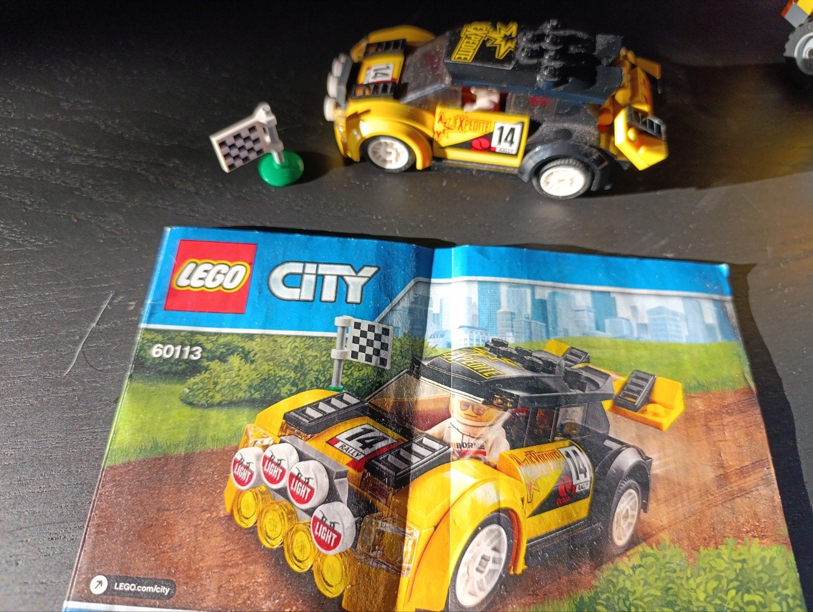 Leuke Lego raceauto 60113, Ophalen, City, Lego, Inclusief instructies