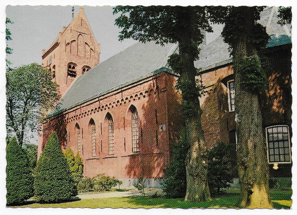 Grouw St Pieterstoren Ongelopen Ansichtkaart ( B8195 ), Ophalen of Verzenden, 1980 tot heden, Ongelopen