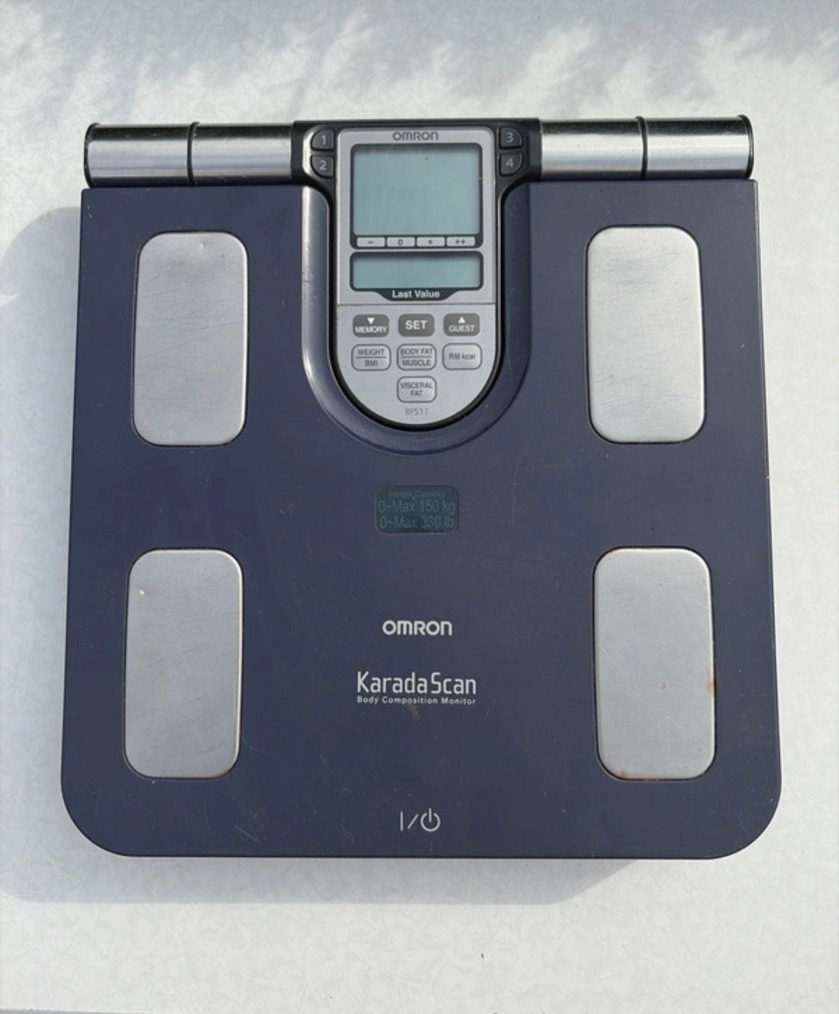 Omron Karada Scan Personenweegschaal - Goede staat, Ophalen, Gebruikt, 100 kg of meer, Digitaal