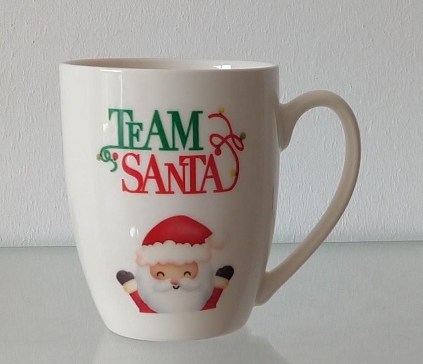 beker Santa, designed by Becky's , volgnr 30, Diversen, Kerst, Ophalen of Verzenden, Nieuw