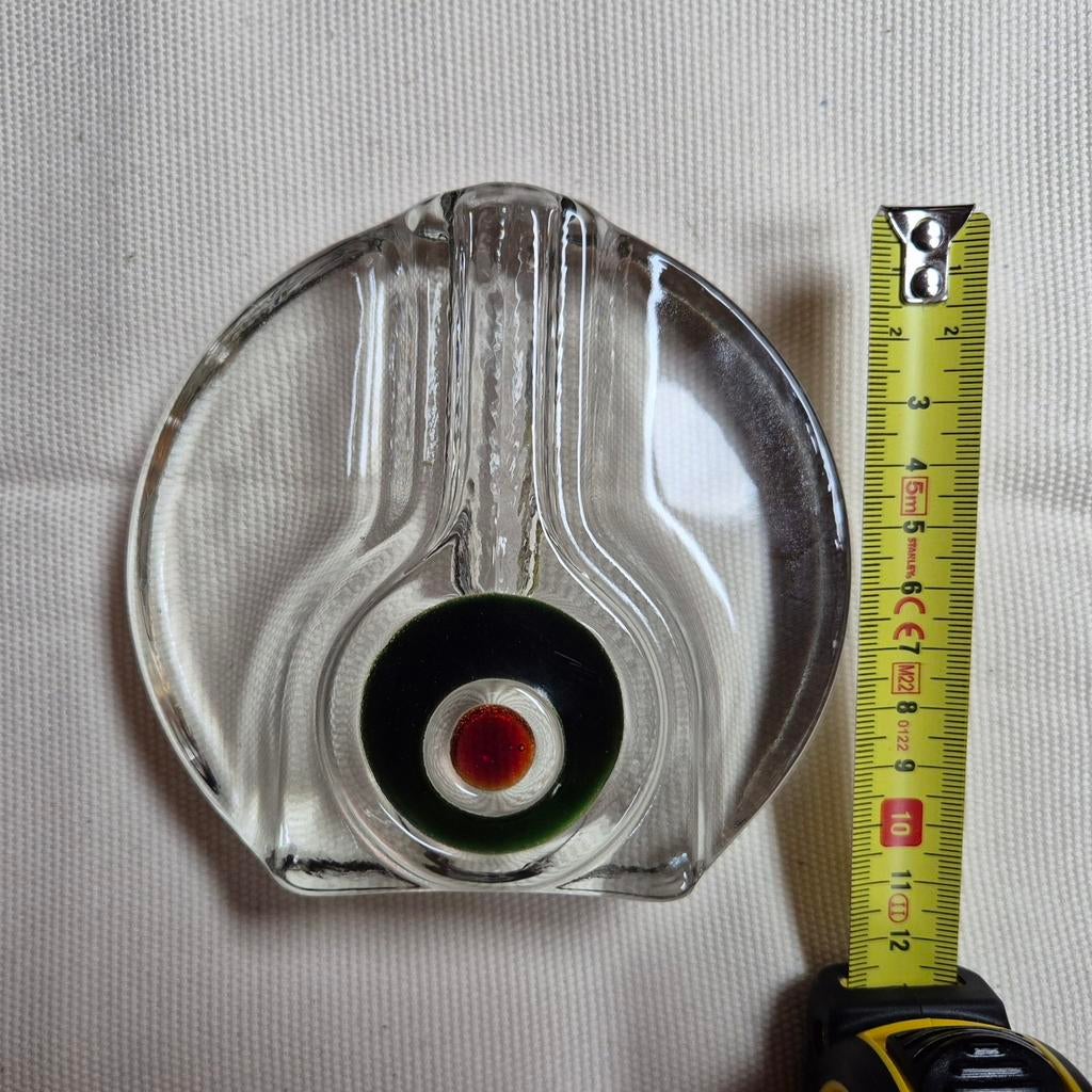 Vintage Walther glas vaasje uit de jaren 60, Ophalen of Verzenden