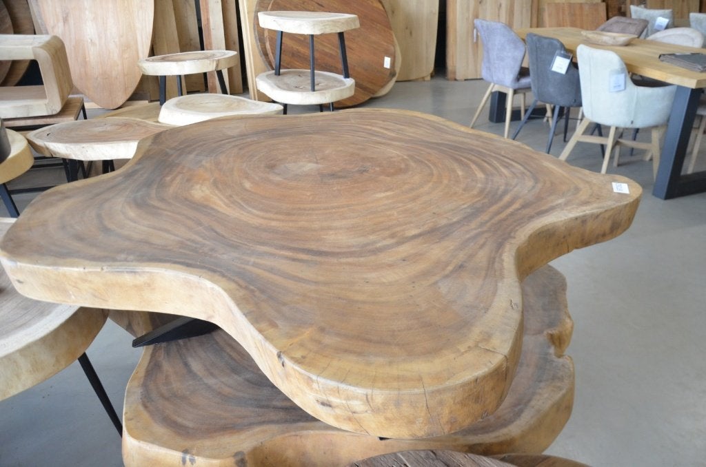 Suar salontafel 135-160 cm BT262, Overige houtsoorten, 100 tot 150 cm, Nieuw, Ophalen of Verzenden