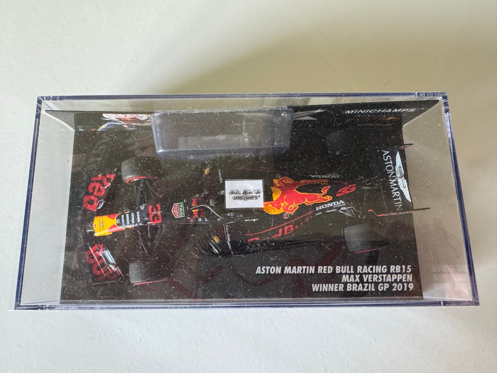 Verstappenshop RB15 Max Verstappen Brazilië GP 2019, Ophalen of Verzenden, Zo goed als nieuw, Overige typen