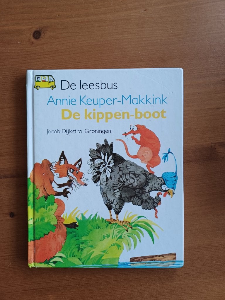 De kippen-boot - De leesbus / Deel 3 uit Samen zijn er drie, Gelezen, Fictie algemeen, Annie Keuper-Makkink, Ophalen of Verzenden
