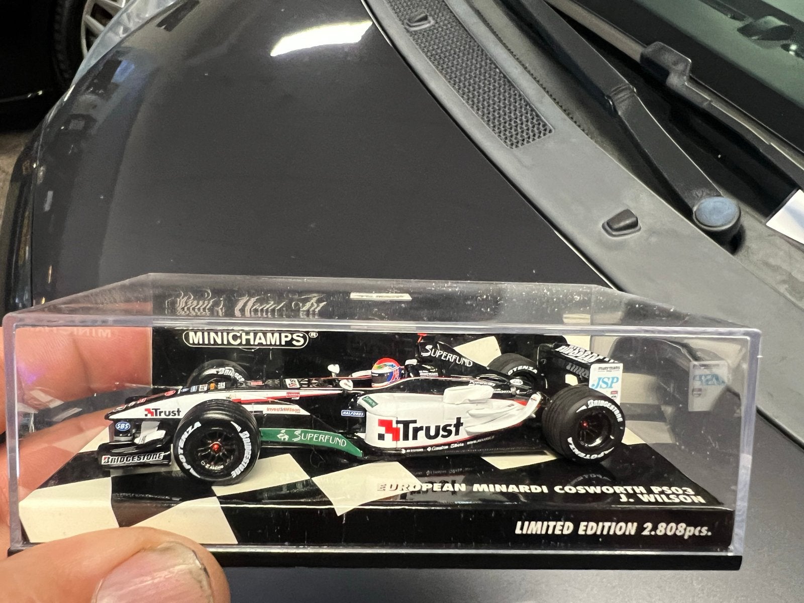 Minichamps European Minardi Cosworth PS03 J. Wilson F1, Ophalen of Verzenden, Zo goed als nieuw, Formule 1
