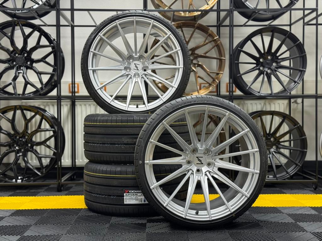 SAYY SE-05 FORGED+ 5x112 BMW M3 20/21 Inch YOKOHAMA V107*, Ophalen of Verzenden, Nieuw, 21 inch, Banden en Velgen